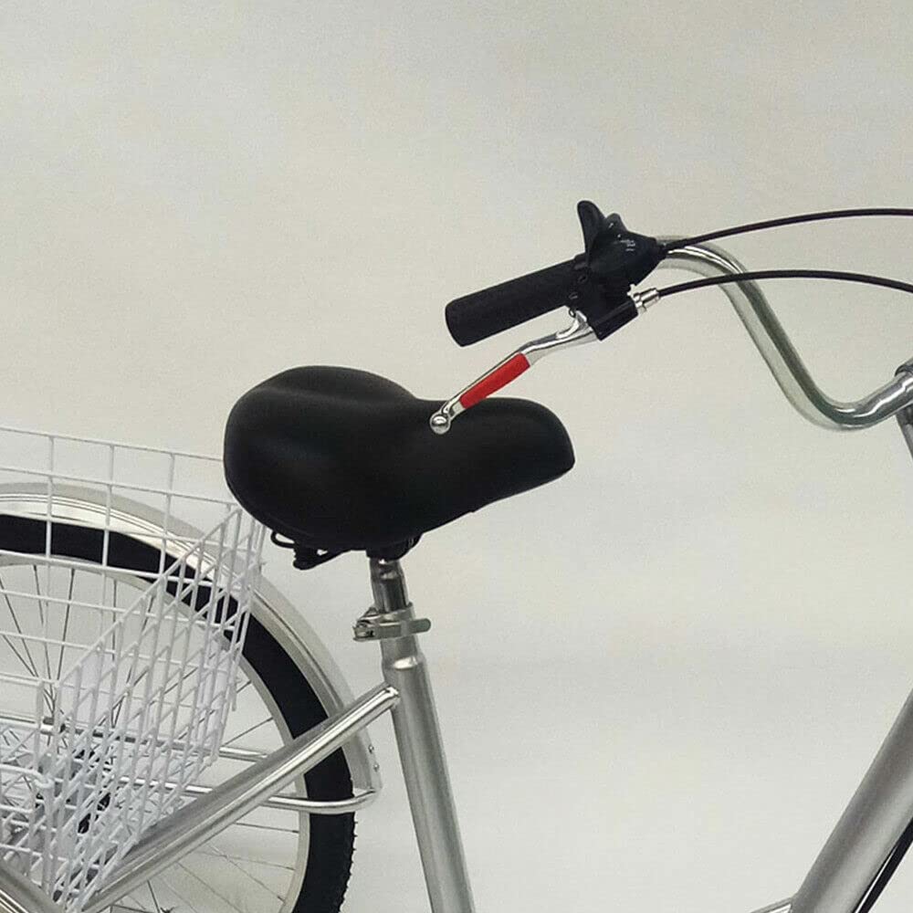 Tricycle 6 vitesses pour adultes - 6 vitesses - Avec panier à provisions + lumière LED - Convient pour les voyages, le cyclisme et le shopping - Pour hommes et femmes