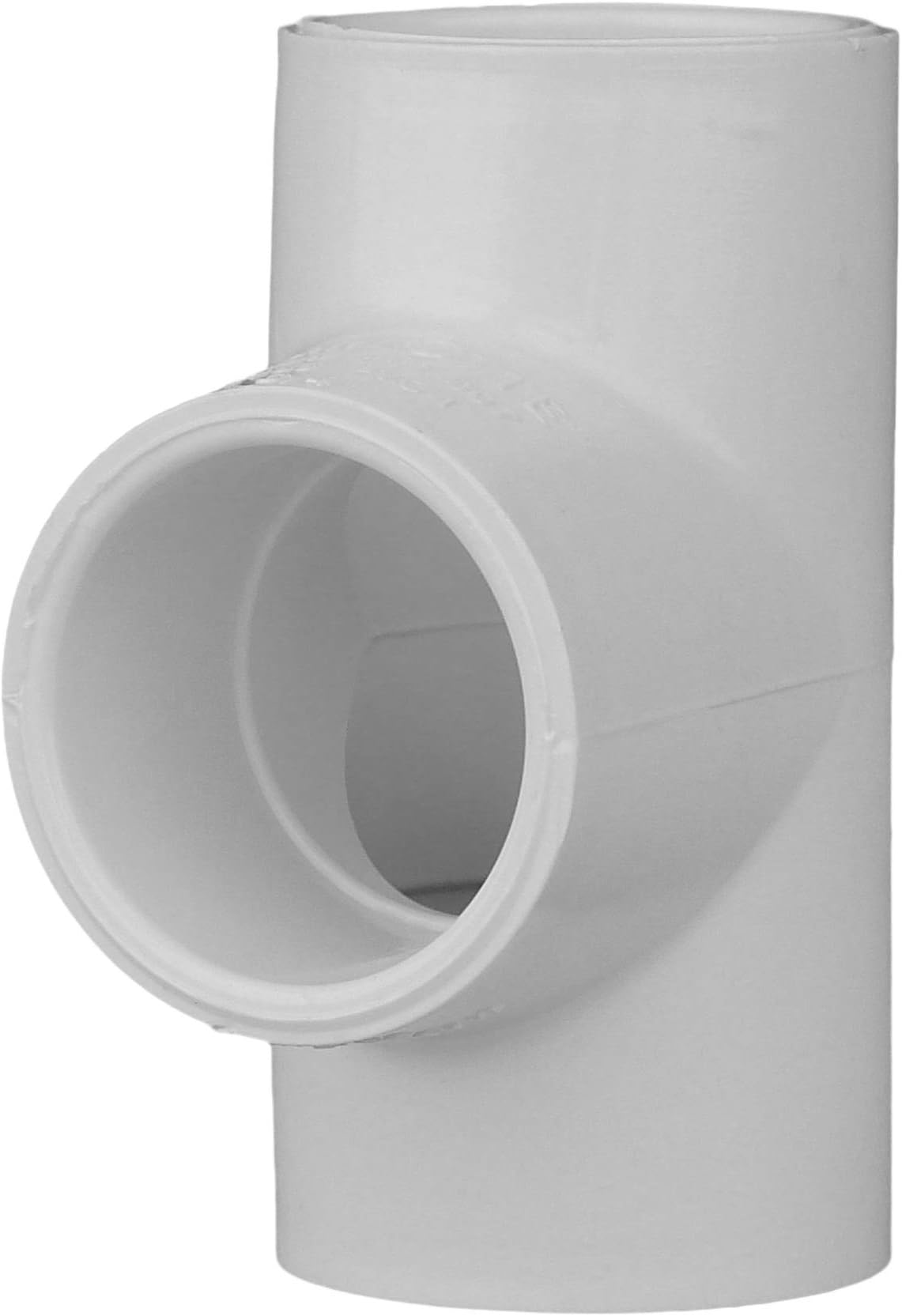Charlotte Pipe 3/4" Tee Elbow Pipe Fitting - (Socket x Socket x Socket) Contractor Pack Schedule 40 PVC Pressure Durable, Easy to Install, and High Tensile for Home or Industrial Use (10 Unit Pack)