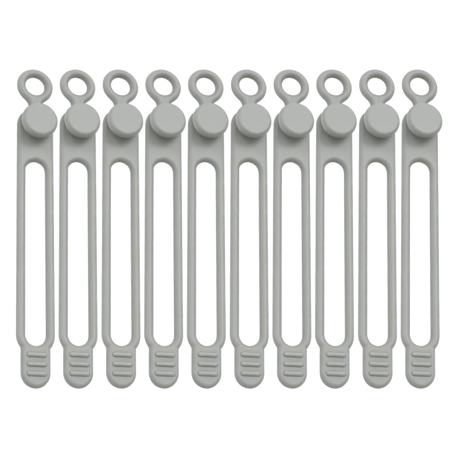 Cable Ties,10pcs,Small Zip Ties,Data Cable Organizer, Reusable Silicone Cables Straps,Elastic Reusable Silicone Cables Straps Cord Organizer for Bundling and Earphone, Phone Charger