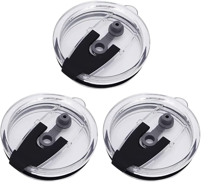 3 PCS 20oz Tumbler Lids Reusable Replacements Lid NonSlip Spill Proof