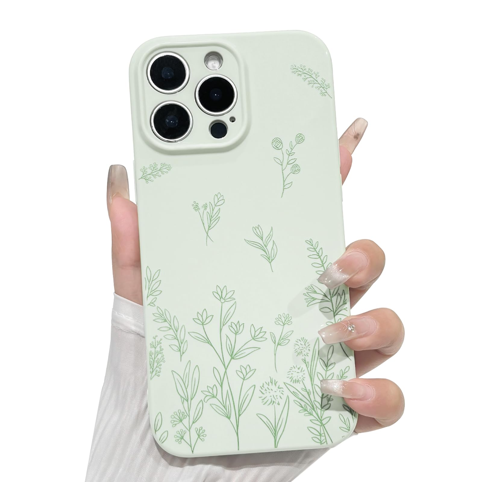 NITITOP Hoesje voor iPhone 15 Schattige Geruit Esthetisch