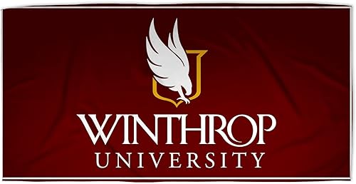 greeklife.store Winthrop University - Toalla de playa redonda (60 pulgadas) o rectangular (30 x 60 pulgadas), toalla de piscina grande súper