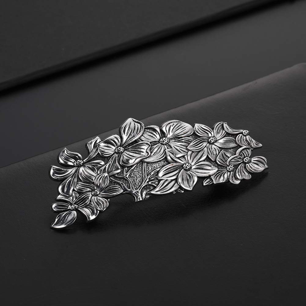 Amazon.com : Metal Barrettes Flower and Butterfly Hairpin  display picture 1