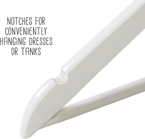 Miniatura 5 de Honey-Can-Do Paquete de 24 ganchos giratorios antideslizantes para madera, color blanco HNG-09407 blanco