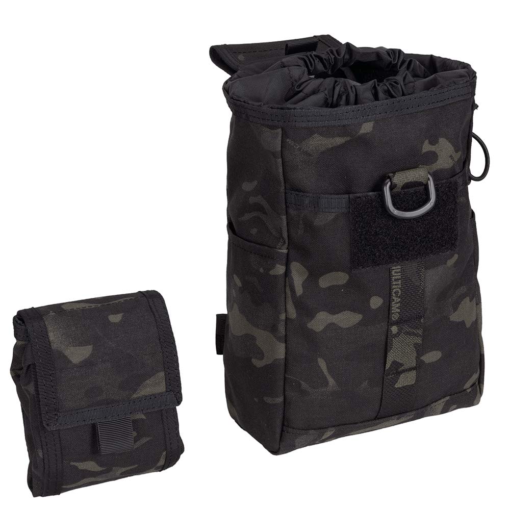 EXCELLENT ELITE SPANKER Molle Dump Pouch Drawstring Magazine Utility Pouch Folding Dump Pouch Waist Bag