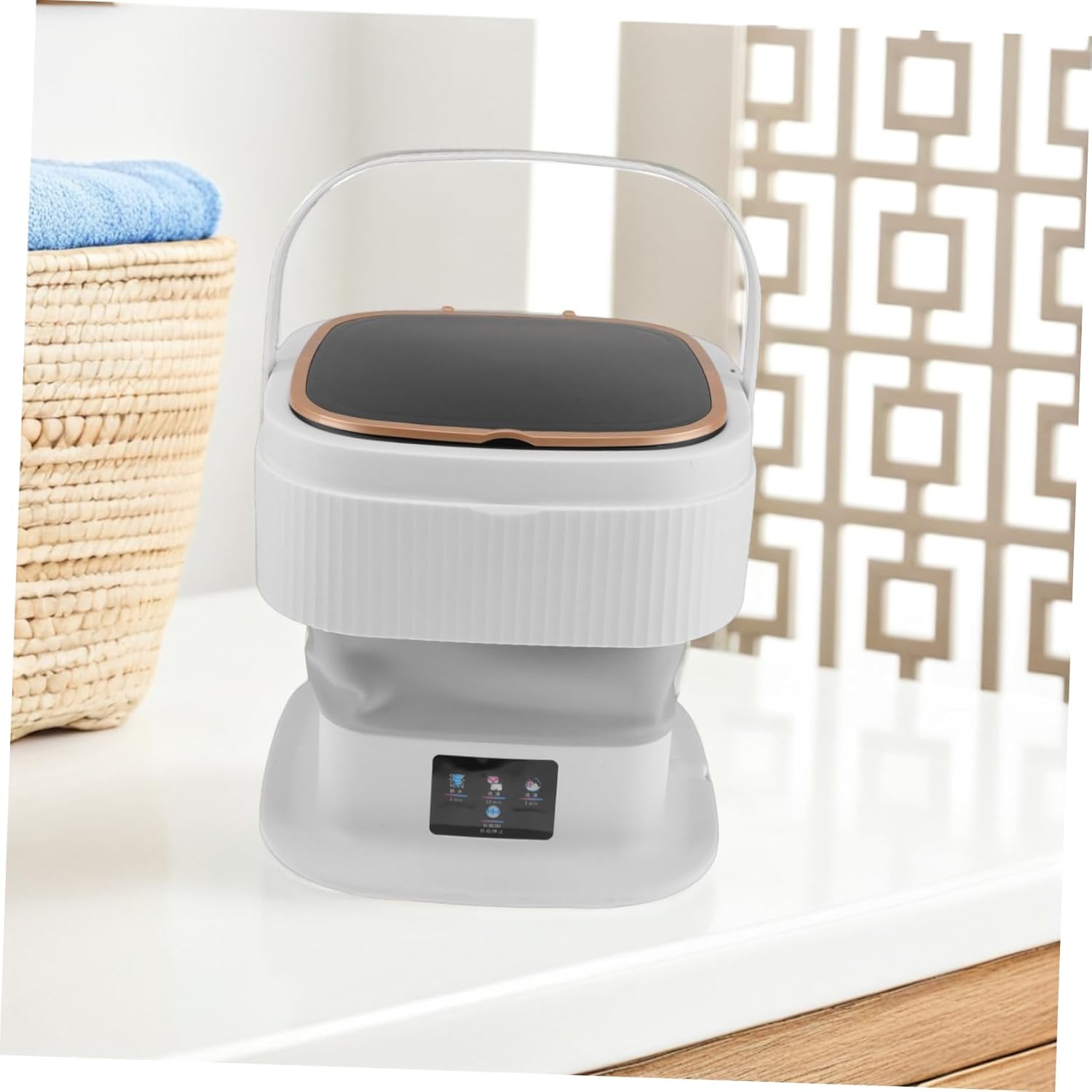 TEHAUX Portable Mini Washing Machine Washer Spinner for Clothes Underclothes and Laundry Apartments Rvs and Travel