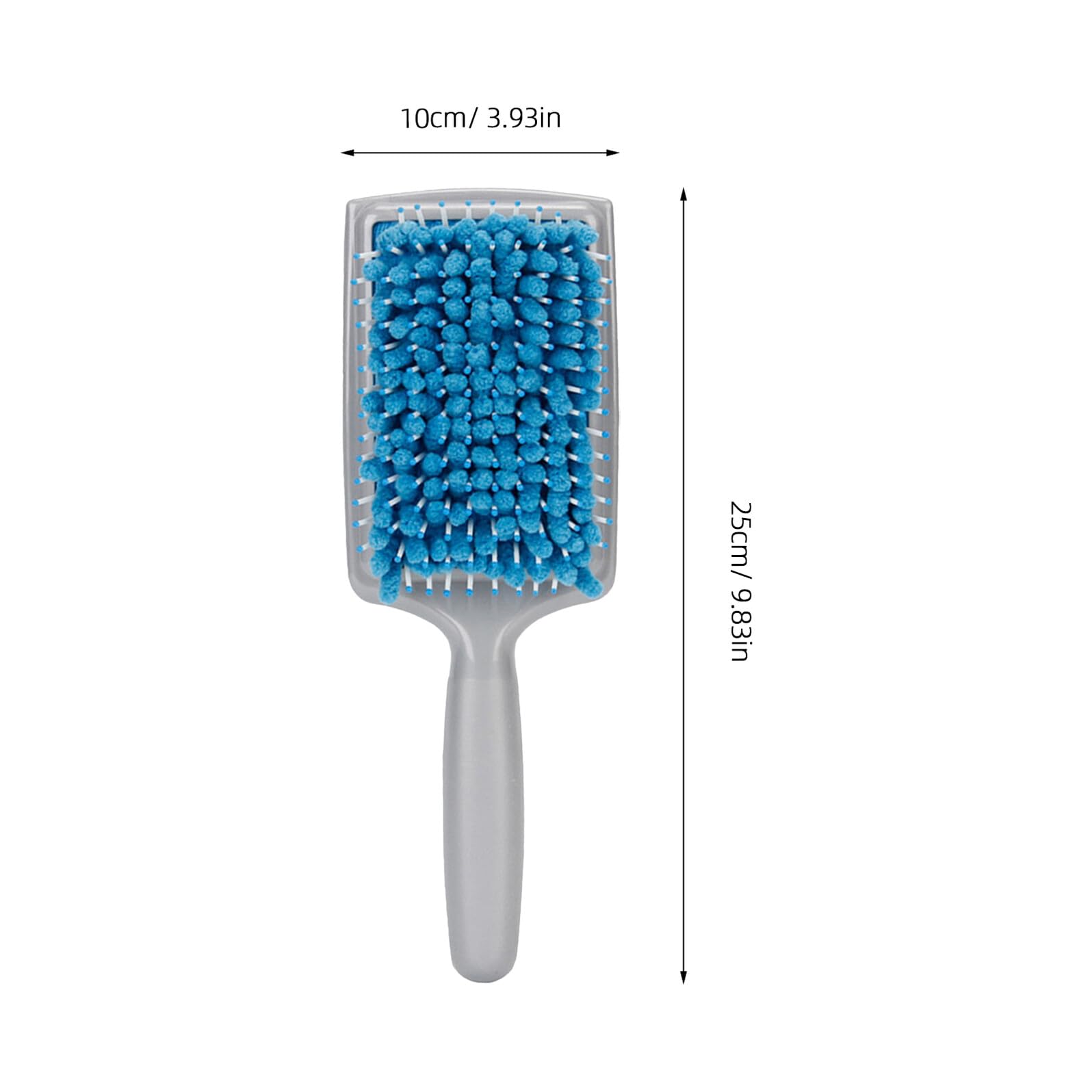 Ipetboom Peine Absorbente de Agua y Diseño Desenredante Azul para Secado Rápido del Cabello Material Abs Adecuado para Cabello Rizado y Seco