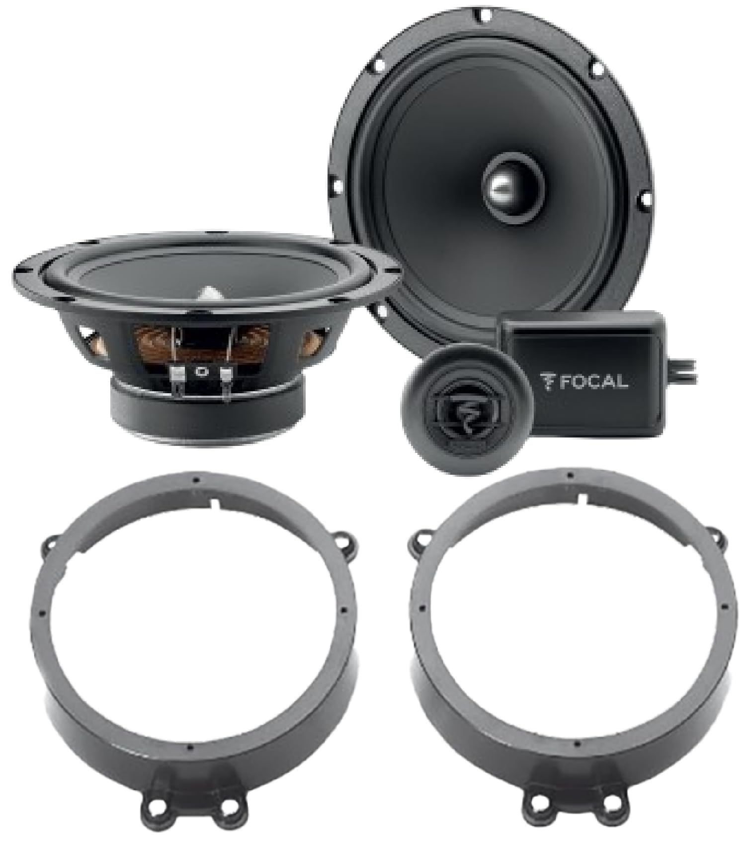 IPNOSIS Kit 2 boîtiers ASE 165 pour Mercedes Classe C (W203) de 2001 à 2007 + 2 supports avant + Tweeter