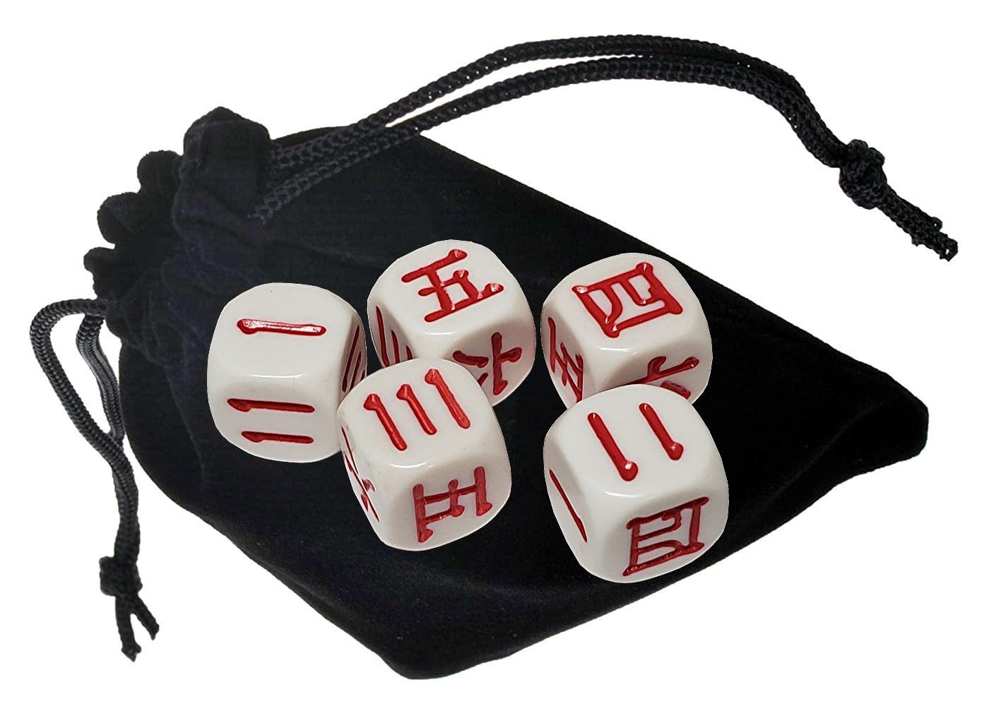 Amazon.com: Set of 5 Deluxe Grade 16mm Acrylic Dice – Novelty