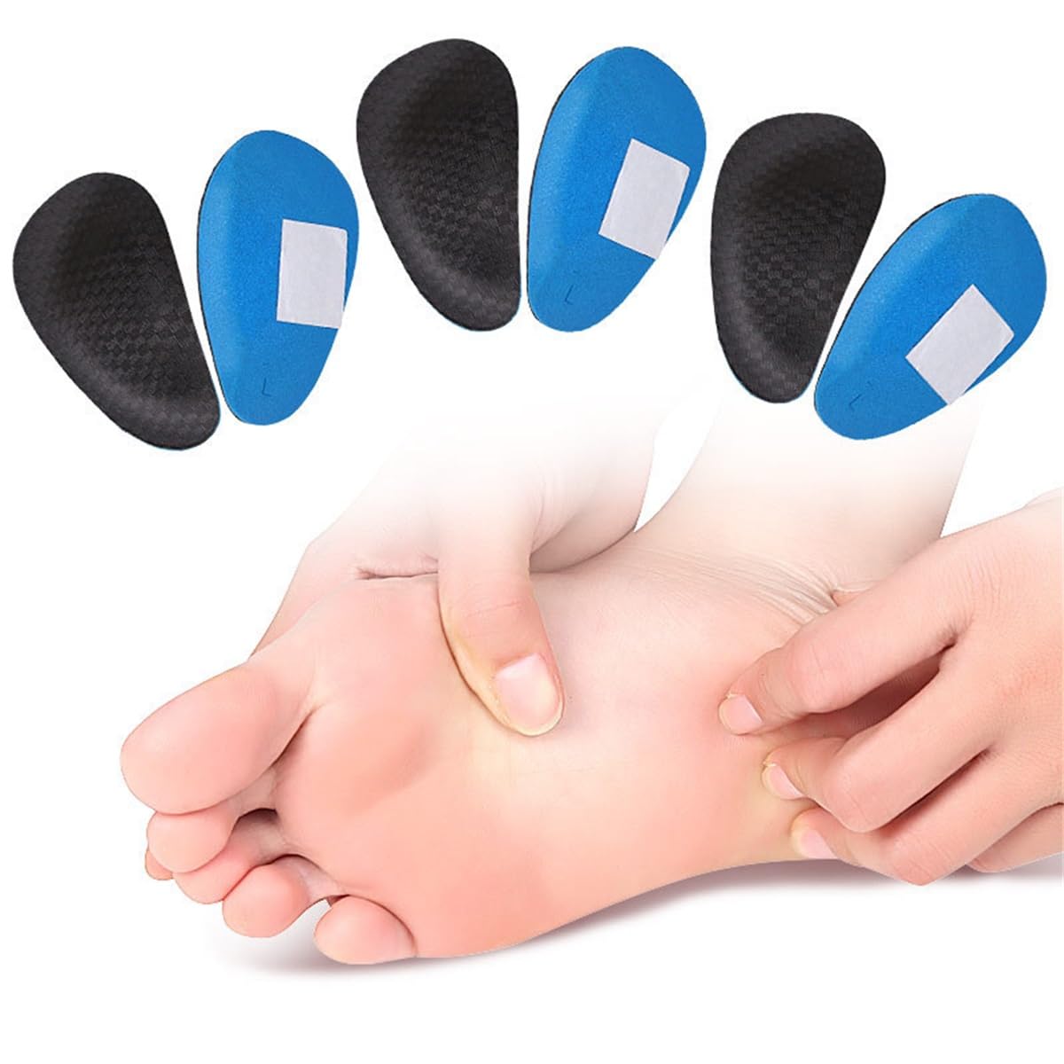 Semelles Orthopédiques Pieds Plats Support Soutien Voûte Plantaire Pour Pieds Plats Support Arch Fasciite Plantaire Douleur Au Talon Éperon (1 Paire)