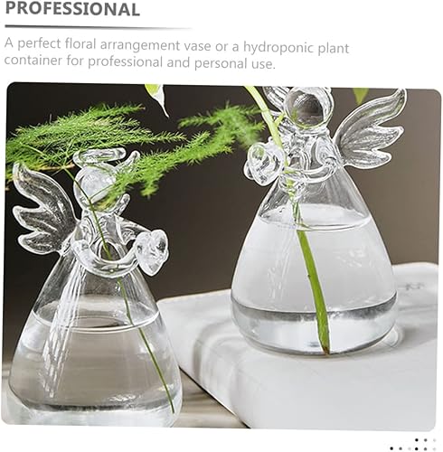 Miniatura 3 de YARNOW 8 piezas de cristal para terrario de flores, florero para flores, maceta hidropónica, jarrones decorativos, decoración del hogar, jarrones de