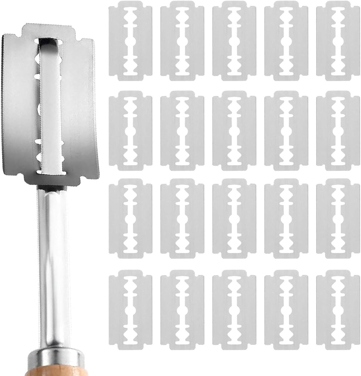 Bread Lame Blades,20-Pack Bread Lame Blades Refill, Bread Scoring Blade Replacement,6Cr13 Surgical-Grade Stainless Steel Blades – Precision Razor Blades Designed for Sourdough Bread Scoring Bread Lame Blades,20-Pack Bread Lame Blades Refill, Bread Scoring Blade Replacement,6Cr13 Surgical-Grade Stainless Steel Blades – Precision Razor Blades Designed for Sourdough Bread Scoring
