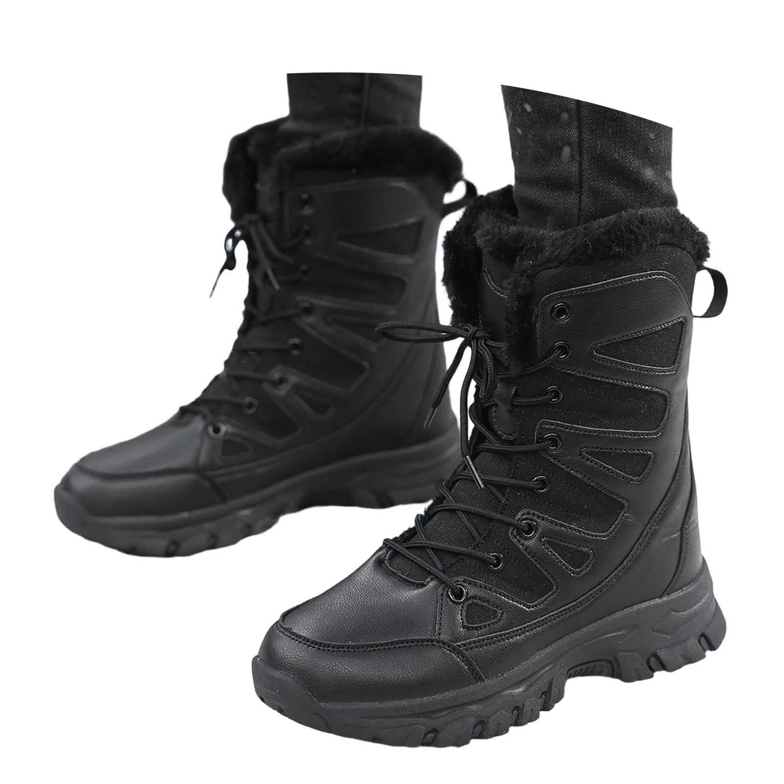 Bottes Femme Hiver Botte De Neige Bottine Écharpe Polaire Mollets Fins Chaussure Chaussures Randonnée Bottines Après Ski Homme Apres Châle Boots Bottillons Rouge Fourrées Imperméable Grand Froid