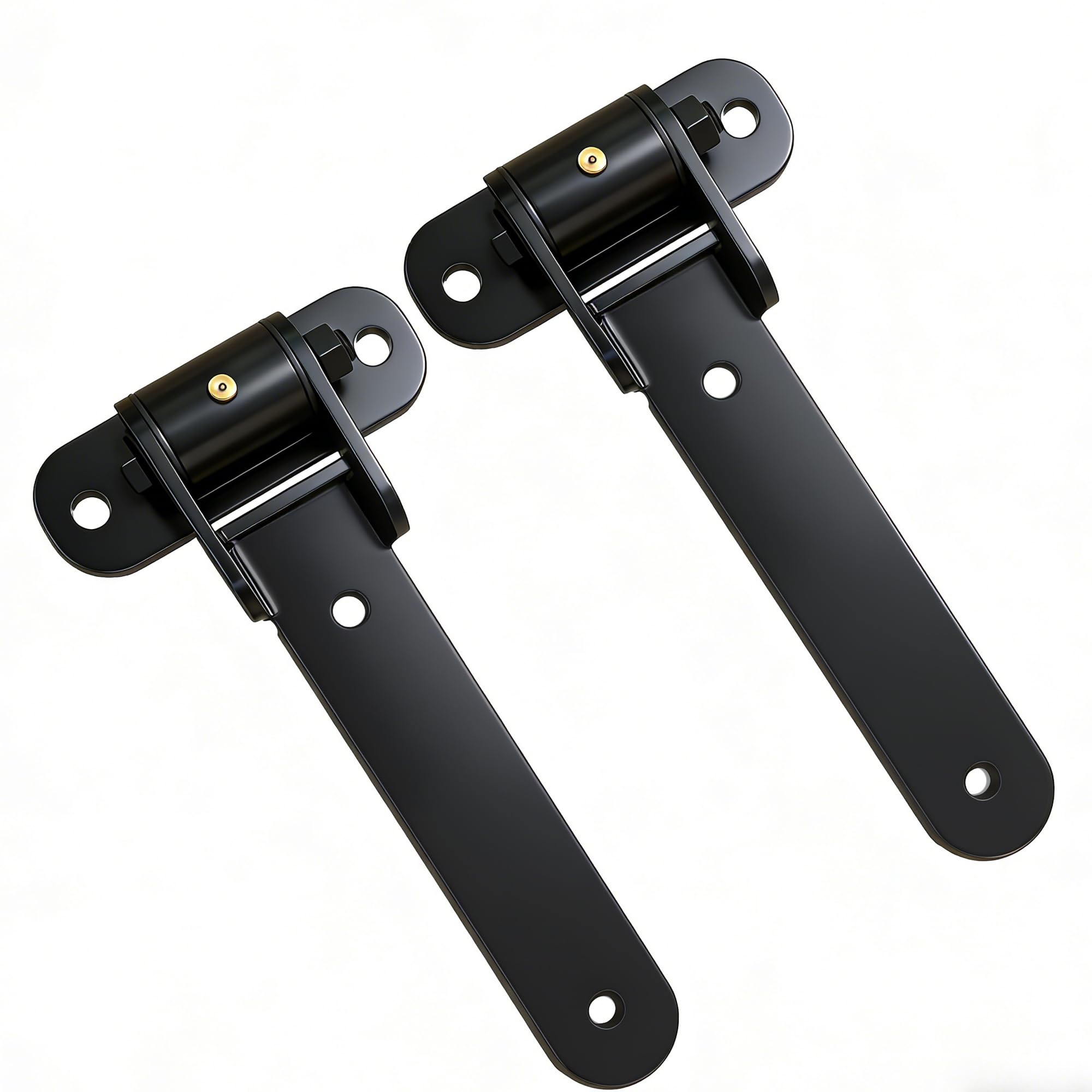 Photo 1 of Heavy Duty Gate Hinges, 2 pcs 900LBS Capacity and 180-Degree Open Weld on Hinge or Bolt-On Gate Hinges Heavy Duty, Open for Barn Door Hinges/Garden/Fence/Metal Gates Hinges for Gates