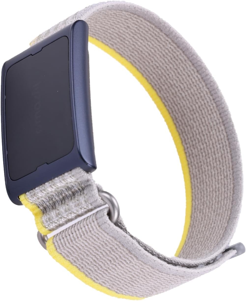 ナイロンループ Amazfit Helioストラップと互換性があり、通気性のあるフックとループのリストバンド。