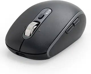 エレコム ワイヤレスマウス Precisionist プレシジョニスト 静音 充電式 Bluetooth 無線2.4GHz 8ボタン マルチペアリング 3台 チルトホイール付 高性能IR LEDセンサー搭載 Mサイズ 2年保証 ブラック M-PN10MBMSABK