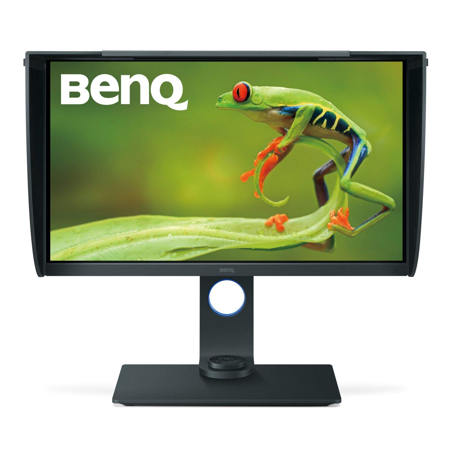 BenQ SW271 27 Inch 4K Photography Monitor, 3840 x 2160 UHD, HDR, IPS, 99 Percent Adobe RGB, 100 Percent sRGB, 10 bit - Grey