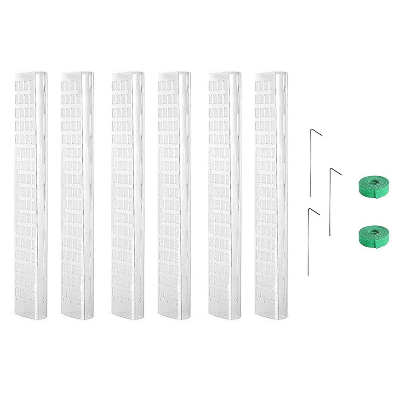 Bâtons de mousse pour plantes grimpantes de 61 cm - Poteaux de support pour plantes d'intérieur - Support d'escalade Monstera - Piquets de terre - Liens - Poteaux en mousse Monstera