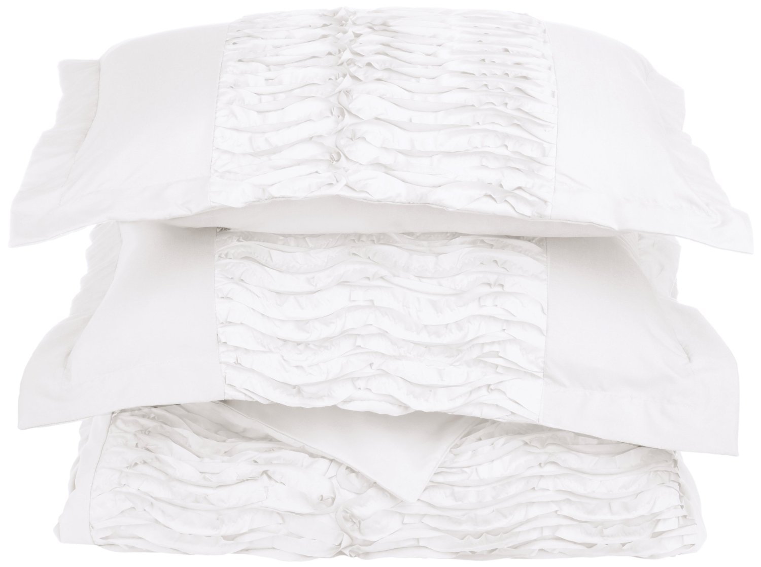 Home City, Bed Linen Set, White - Super-King