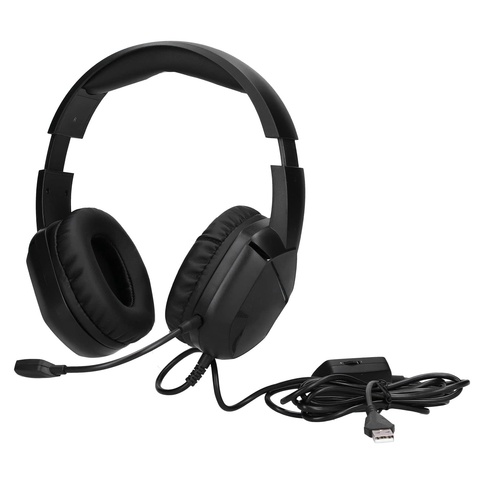 Cuffie da Gioco Cablate con Microfono Ad Alta sensibilità per PC Portatili Console di Gioco Esperienza Sonora Coinvolgente (Senza spina da 3,5 mm)