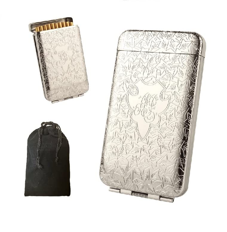 silk cut cigarette case Amazon.com: Katzone - Vintage Three Folds Cigarette Metal Case for 100's  Size