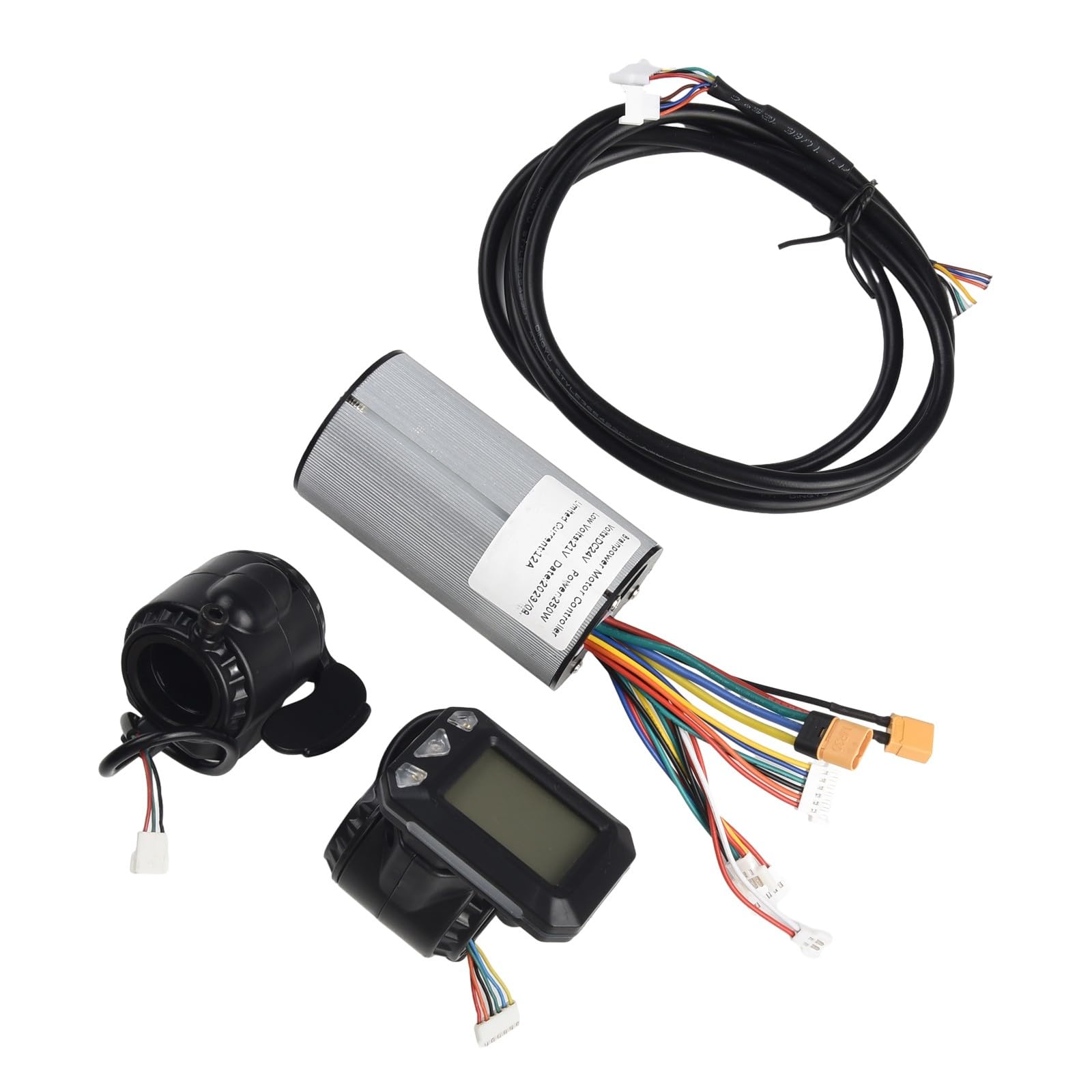 Aluminiowy kontroler hulajnogi monitor LCD zestaw hamulców 24 V 36 V | Ulepsz swoją składaną jazdę elektryczną dzięki temu zestawowi sterującemu z wyraźnym wyświetlaczem i responsywnym hamowaniem.