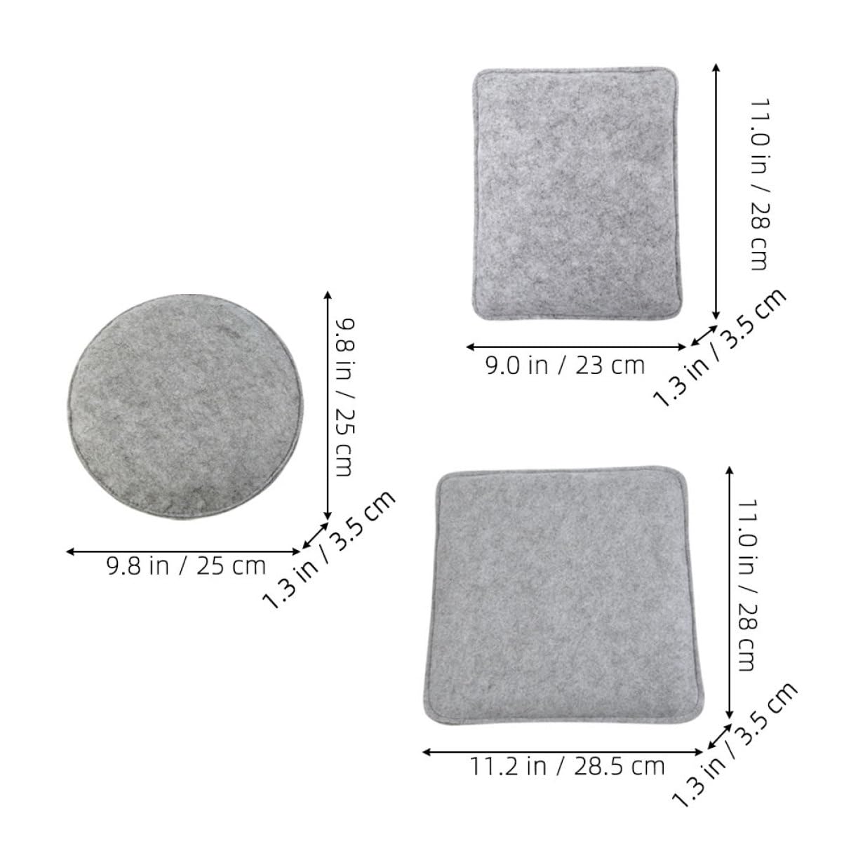 ERINGOGO Dining Felting Base Outdoor Felting Mat Cushions Pad for Creative Crafting