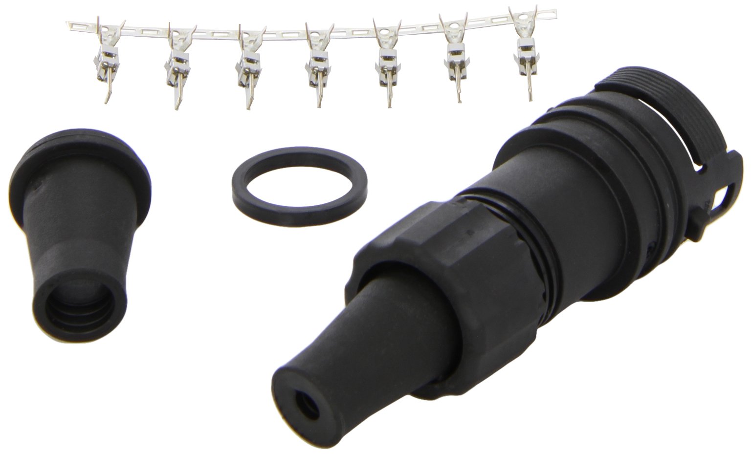 HELLA 9XX 340 883-001 Cable Connector Kit - 7-pin connector - Round Plug - Kit