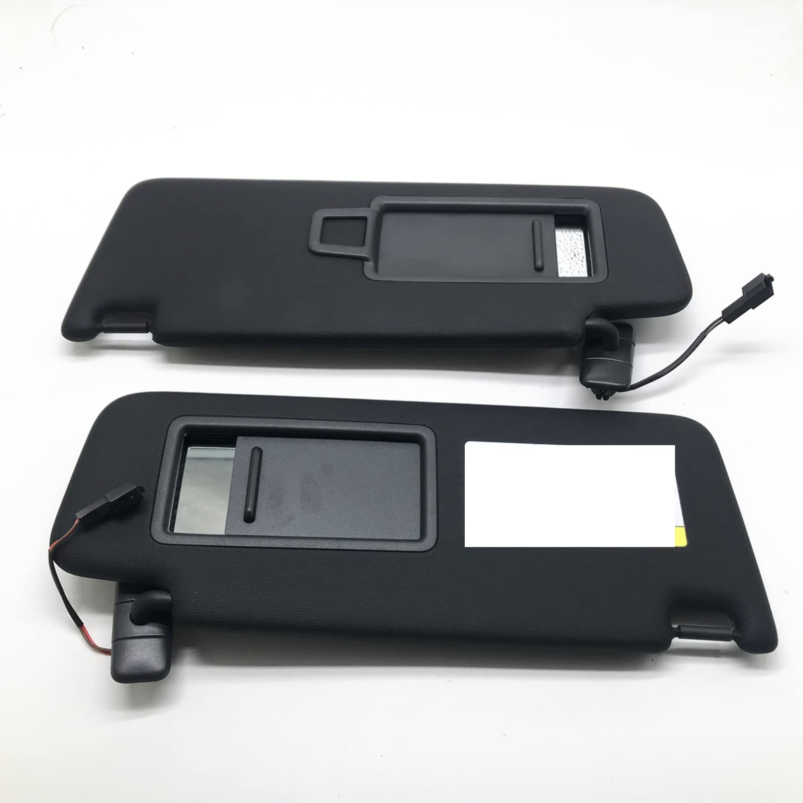 For VW,For Golf 7 SportsVan,For Jetta MK7 T-Cross,For Passat B8 CC E-Golf T-Roc 5GG857551 Black Front Sun Visor Panel With Makeup Mirror (1 pair)