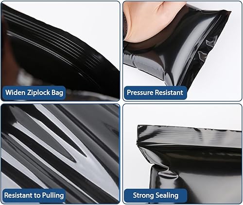 Miniatura 4 de Ostomy Pouch Disposal Bags for Colostomy, Nappies, Incontinence Pad Drain Pouches Smell Proof Supplies, with Sealing Strip, 8"Lx8"W, 100 Pcs