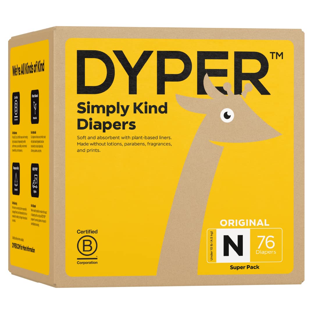 DYPER Viscose from Bamboo Baby Diapers Size Newborn