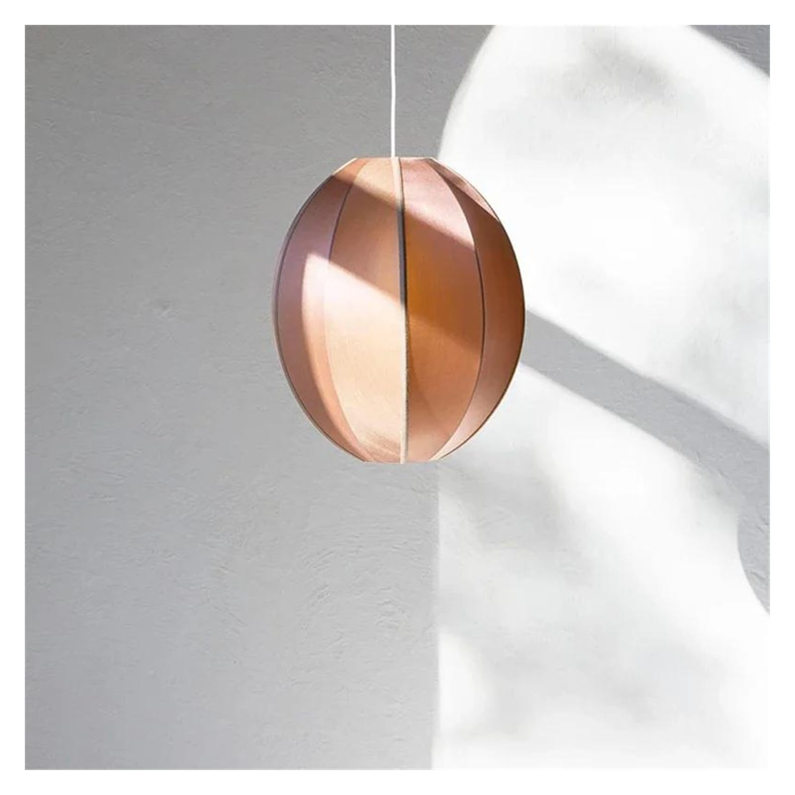 HYJAUSXB Nordic Medieval Chandelier Living Room Home Decoration Japanese Style Bedroom Wabi-sibi Lantern Silk Zen Pendant Light LED(C-D40cm)