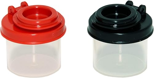 Miniatura 3 de Salero y pimentero, juego de tapas a prueba de humedad para camping, mochilero o loncheras, juego de saleros y pimenteros de viaje junto con otros