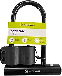 Cadeado Bike Bicicleta U Lock Trava Chave 21 X 14cm Elleven