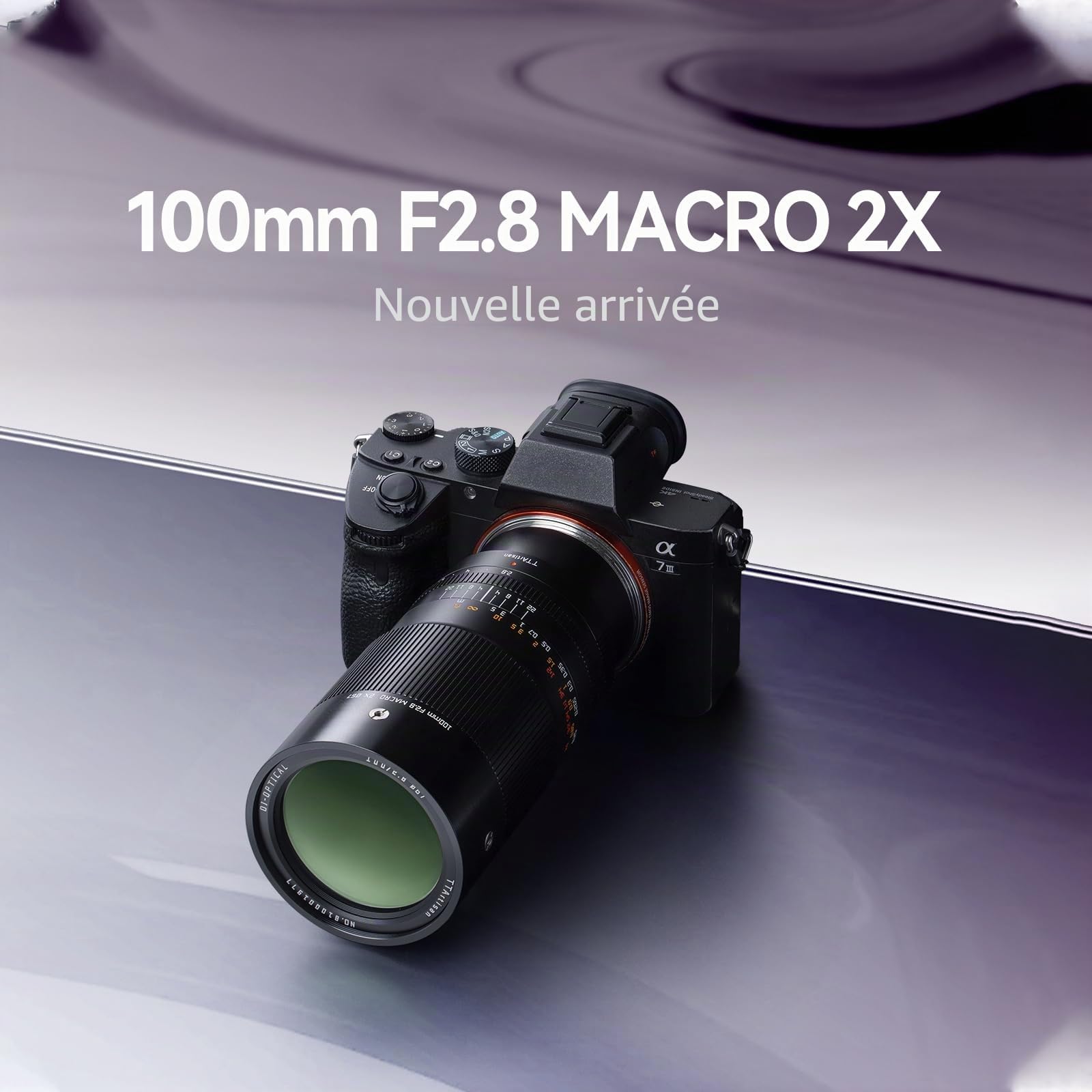 TTARTISAN Objectif 100mm F2.8 Macro 2X pour Nikon Z Monture Objectif à Mise au Point Manuelle pour la Photographie Miniature