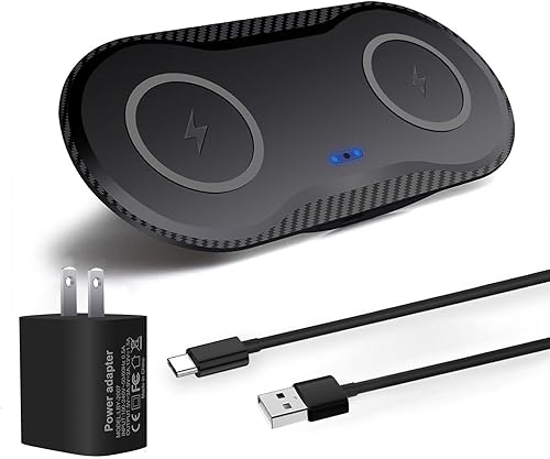 Almohadilla de carga inalámbrica de 40 W, alfombrilla de carga inalámbrica rápida de 20 W para Samsung Galaxy S25, S24, S23Note 2010Buds, estación