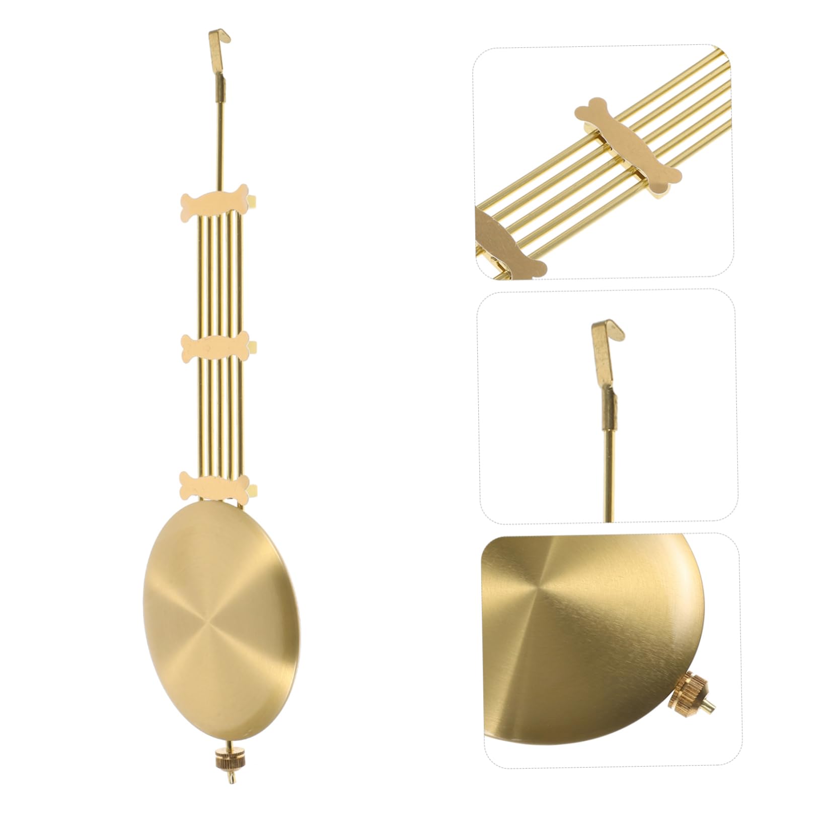 SHINEOFI 5 Pièces Pendule de Remplacement pour Accessoire Pendulum DIY Lourd pour Horloges Murales Décoratives Élégance Service du