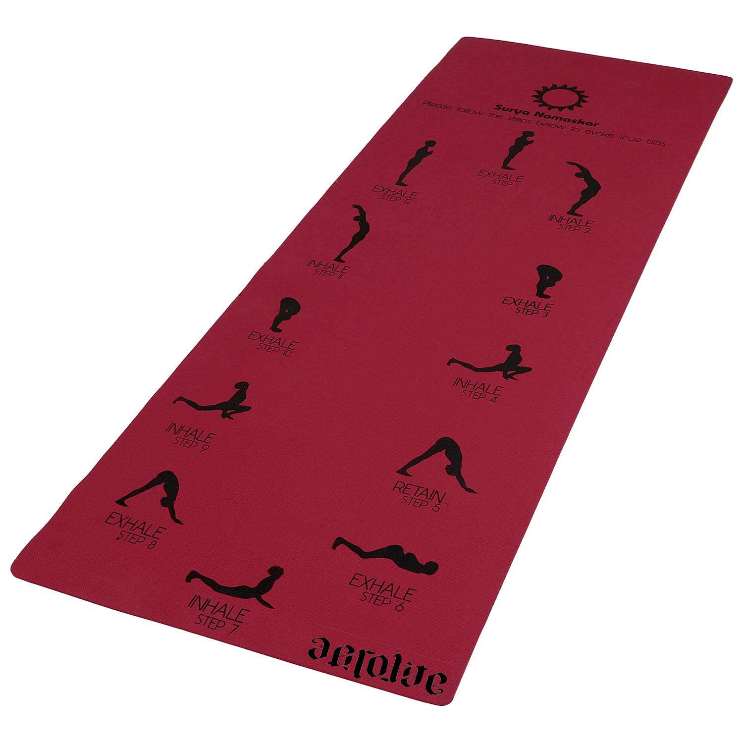 Aerolite AEROLITEPSS1L3SSURED24X72X10 Yoga Mat, Sunset red, 10mm (Thick) (B00NU8G1P2) Amazon Price History, Amazon Price Tracker