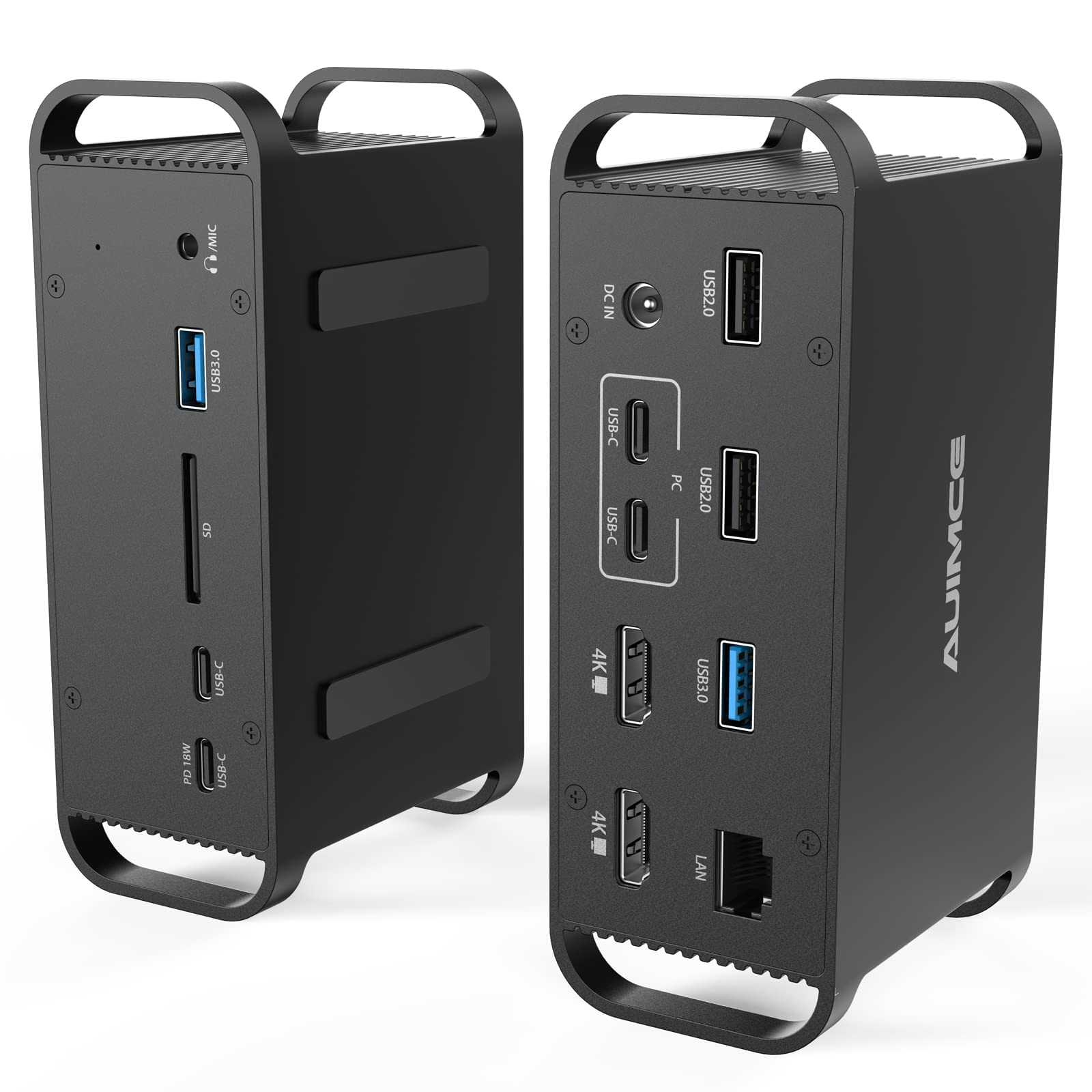MacBook Pro Docking Station Dual Monitor AUIMCE 14 In 2 Triple Display