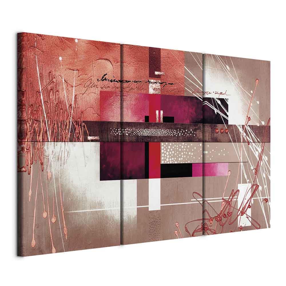Cuadros B&D XXL - Cuadro en Lienzo 120x80 cm Abstracto - impresión de 3 piezas en material tejido no tejido - impresión artística - fotografía - gráfica - decoración de pared - Arte a-A-0110-b-h