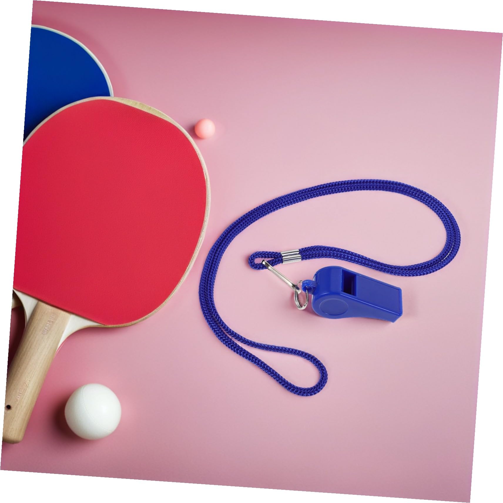SUPVOX Fischietto di Emergenza Blu in Plastica 36 Pezzi con Cordino | Uso Calcio e Arbitraggio Sportivo, Poliestere Leggero, Design Resistente e Portatile