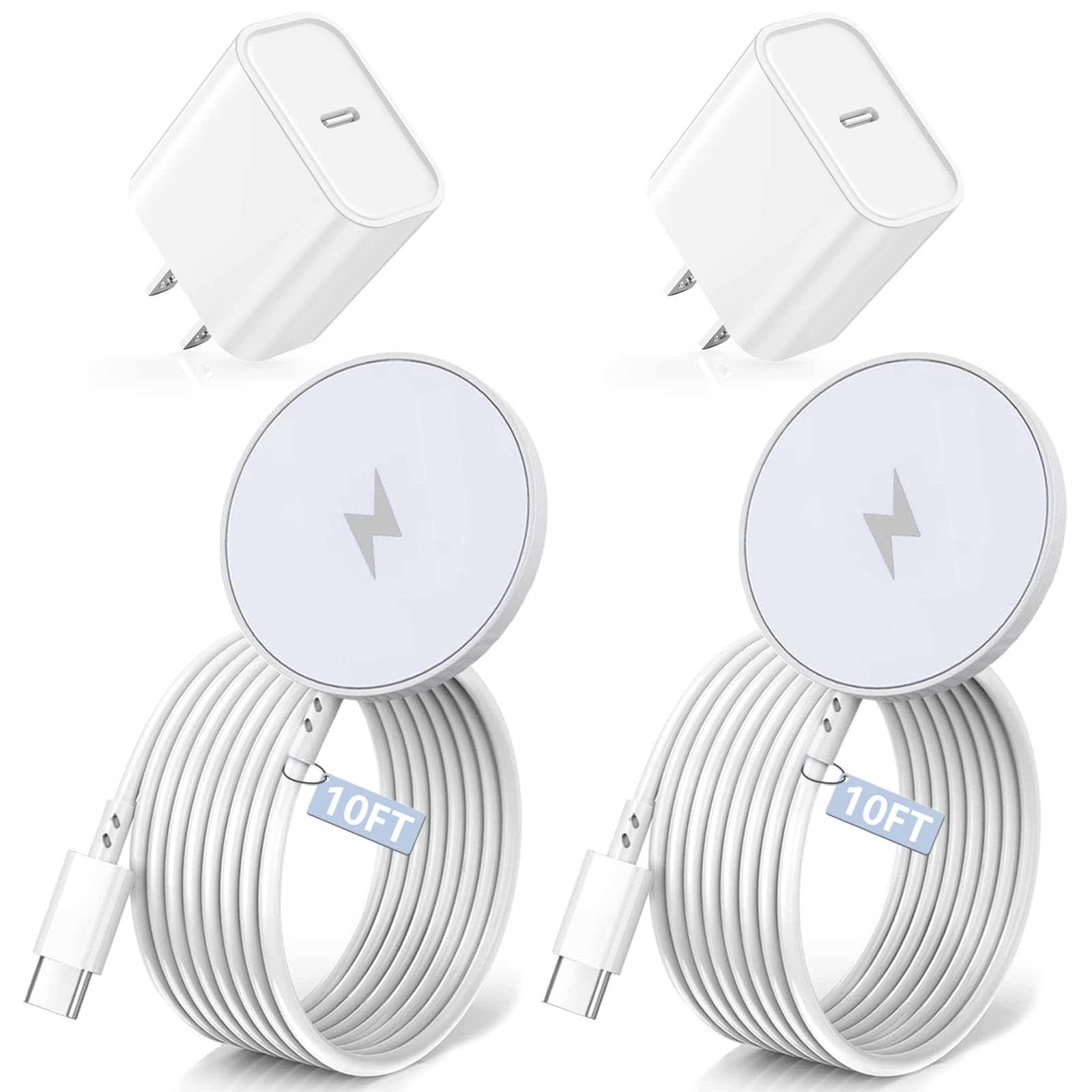 Photo 1 of ****PARTIAL SET, 1 PCS ONLY****
6FT Wireless Charger Magnetic for iPhone Charger,2Pack Fast Mag-Safe Charging for iPhone Wireless Charger, Long Pad for iPhone 17 Pro Max/Air/17e/16e/16Pro/15/14/13/12/AirPods4/3/Pro3/2