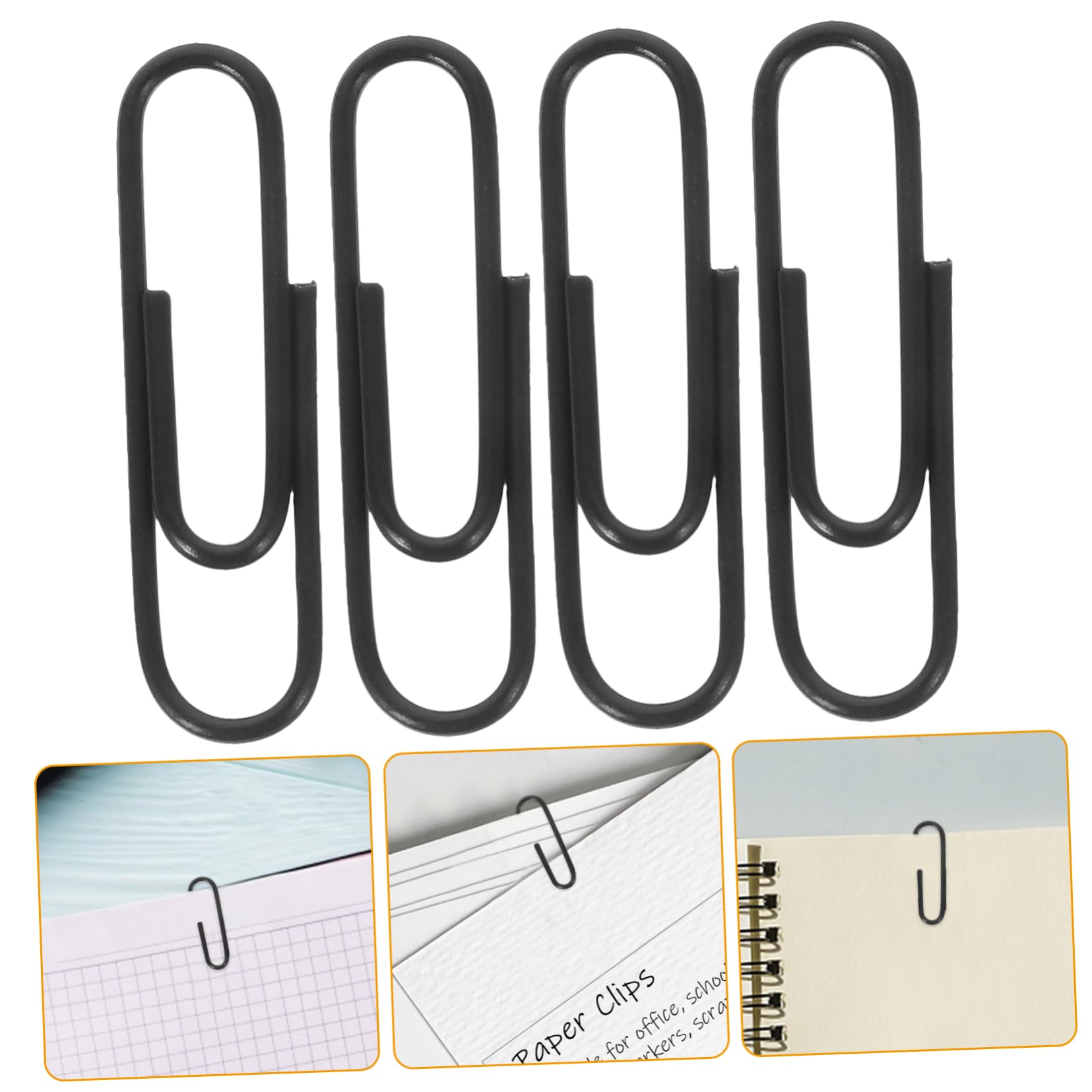 3sets Graffette Metallo Per Ufficio Graffette Colorate Per Documenti Piccole e Resistenti Per Memos Biglietti Da Visita e Note Confezione