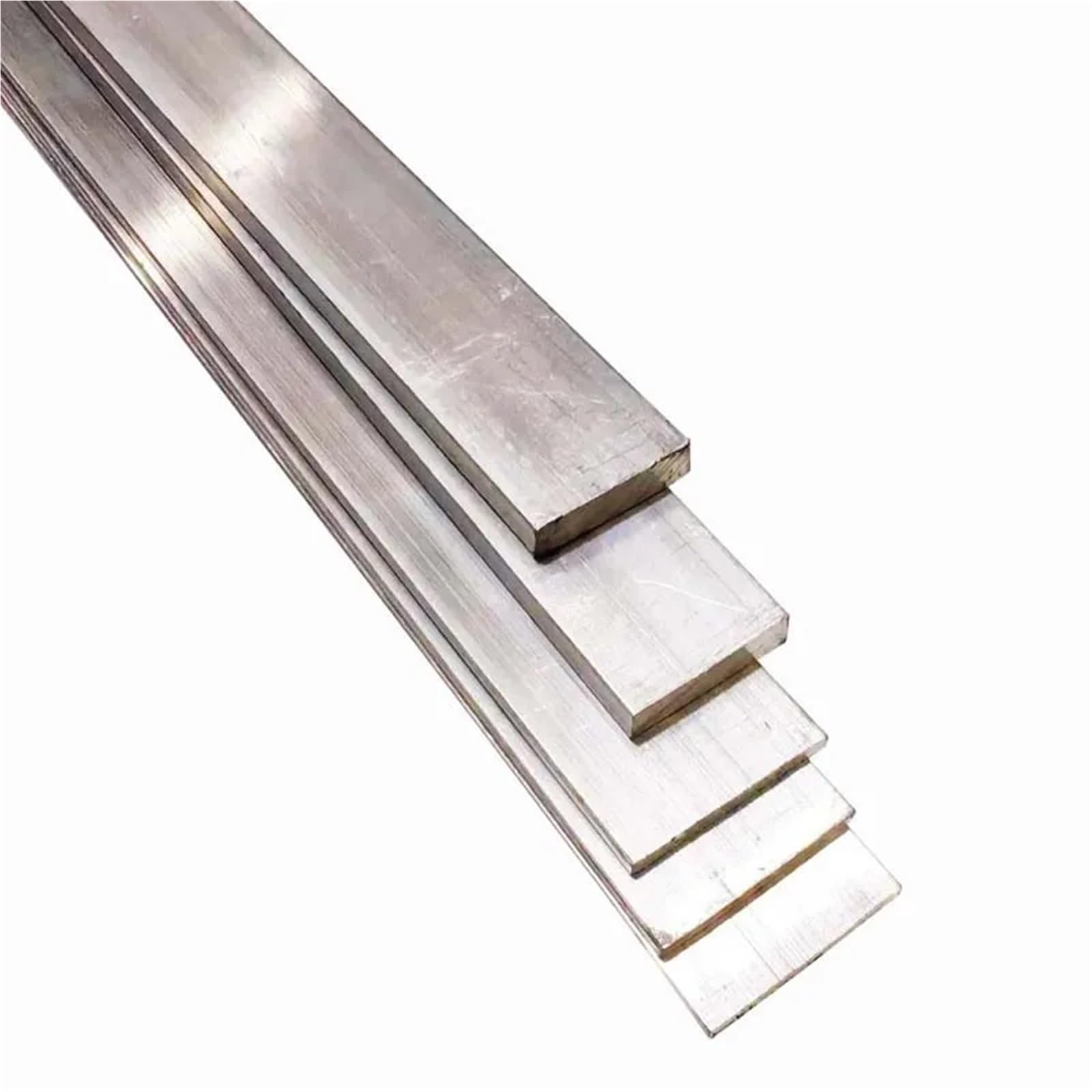 Lastra In Acciaio Inox Barra piana in lega di alluminio, barra quadrata solida, striscia lamiera for materiale fai da te(300.0mm,12x45mm 1pcs)