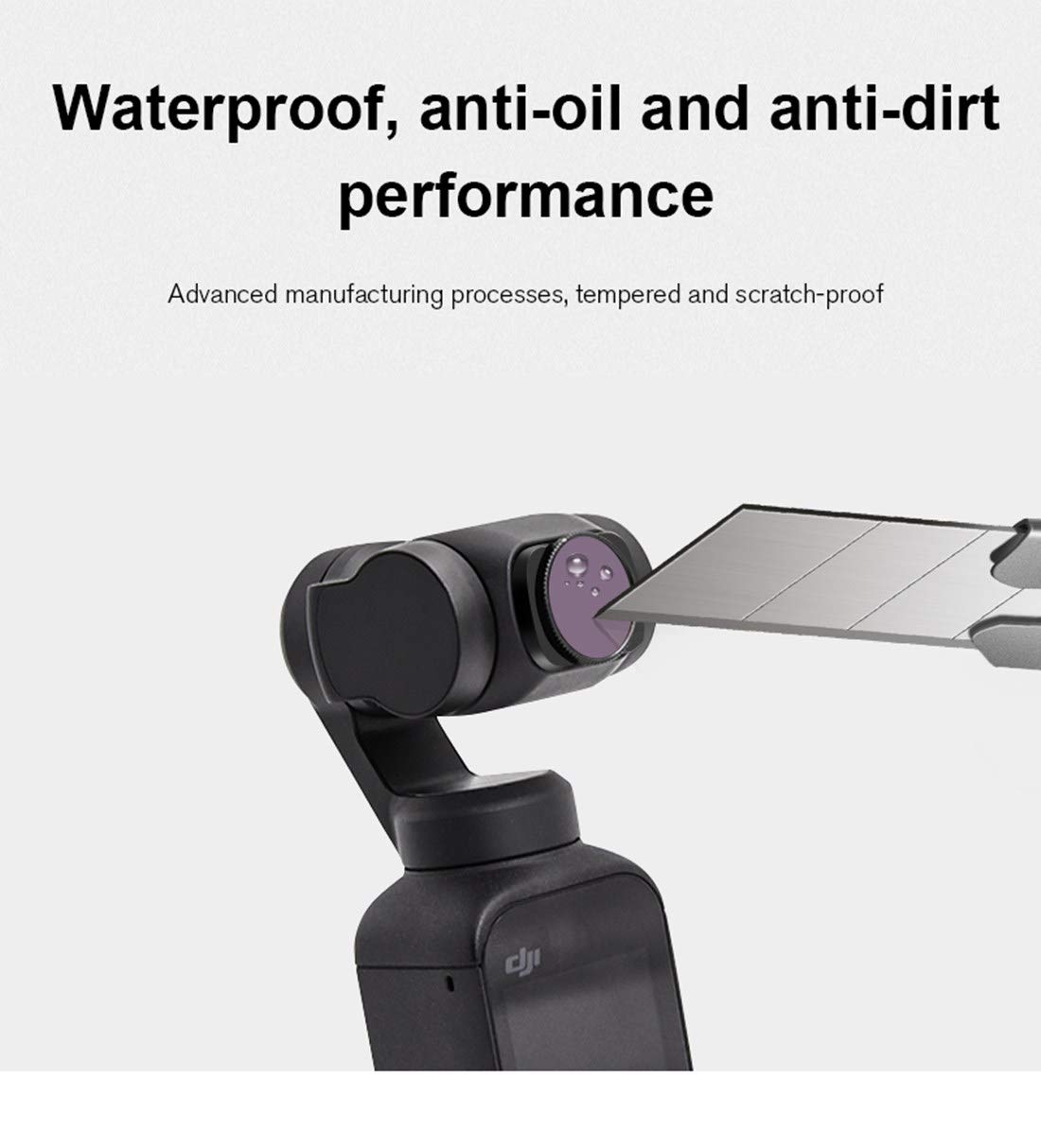 JXE ND16 Filter Für DJI OSMO Pocket 2 - Magnetisch, Aus Deutschem Optikglas