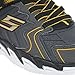 Skechers Kids Boys' Gunray Air-Protium Sneaker,Black/Charcoal/Yellow,1.5 M US Little Kid