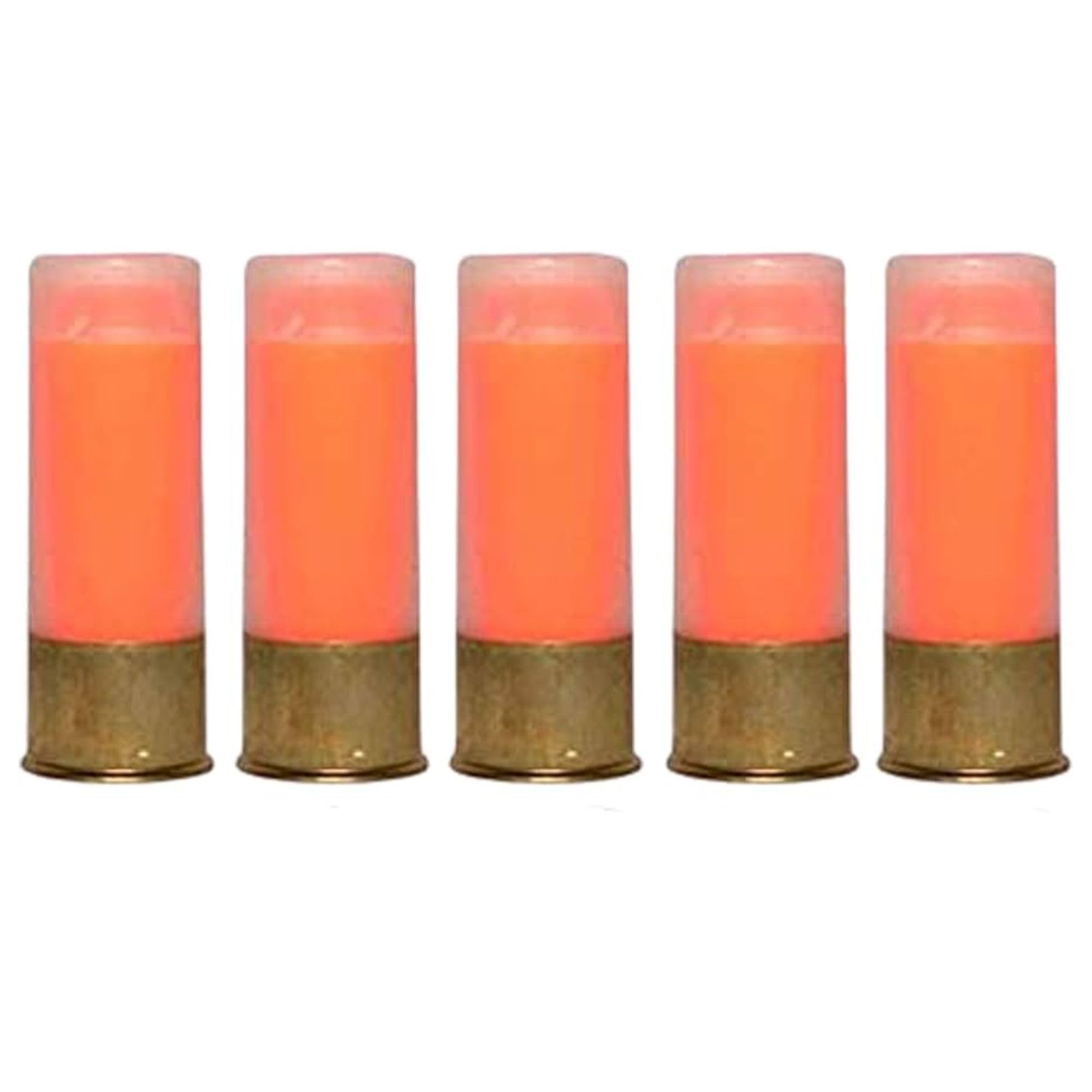 ST Action Pro 12 Gauge Snap Caps – 5 Pack Inert Training Dummy Rounds for Dry Fire, Reloading & Malfunction Drills – Brass Casing, Orange UV Insert – Veteran-Owned, Assesmbled in USA – Safe & Reusable