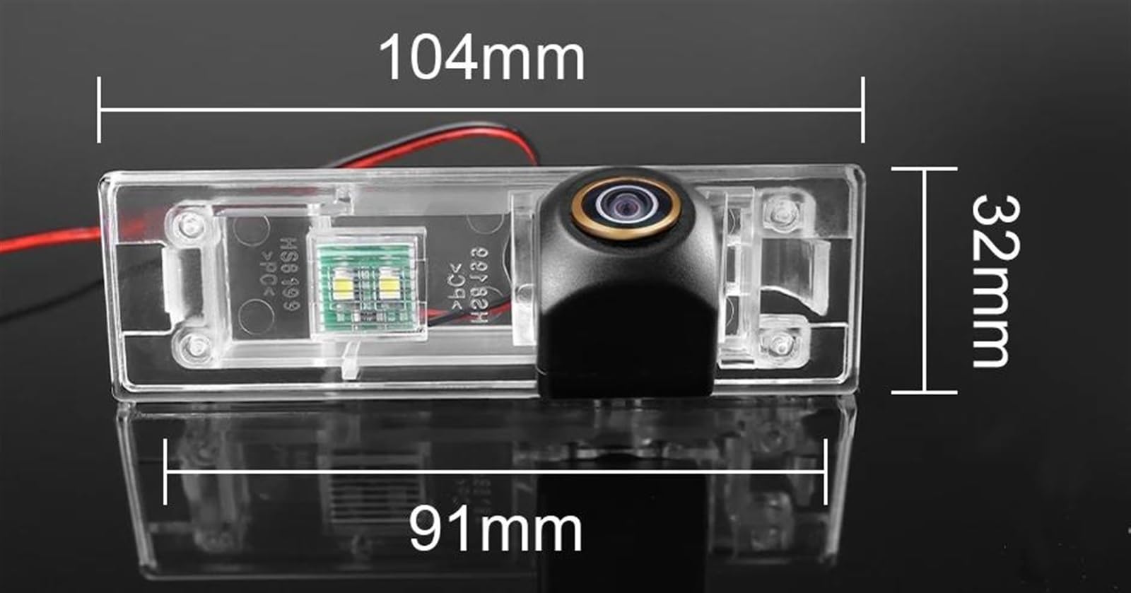 Headerbs Rückfahrkamera 170° HD – IP67 Wasserdicht, Für BMW 1er, 6er U. A., Inkl. Kabel