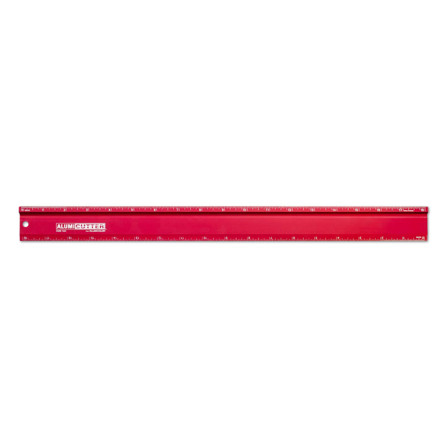 Metal Yardstick Alumicolor Safety Ruler - 12