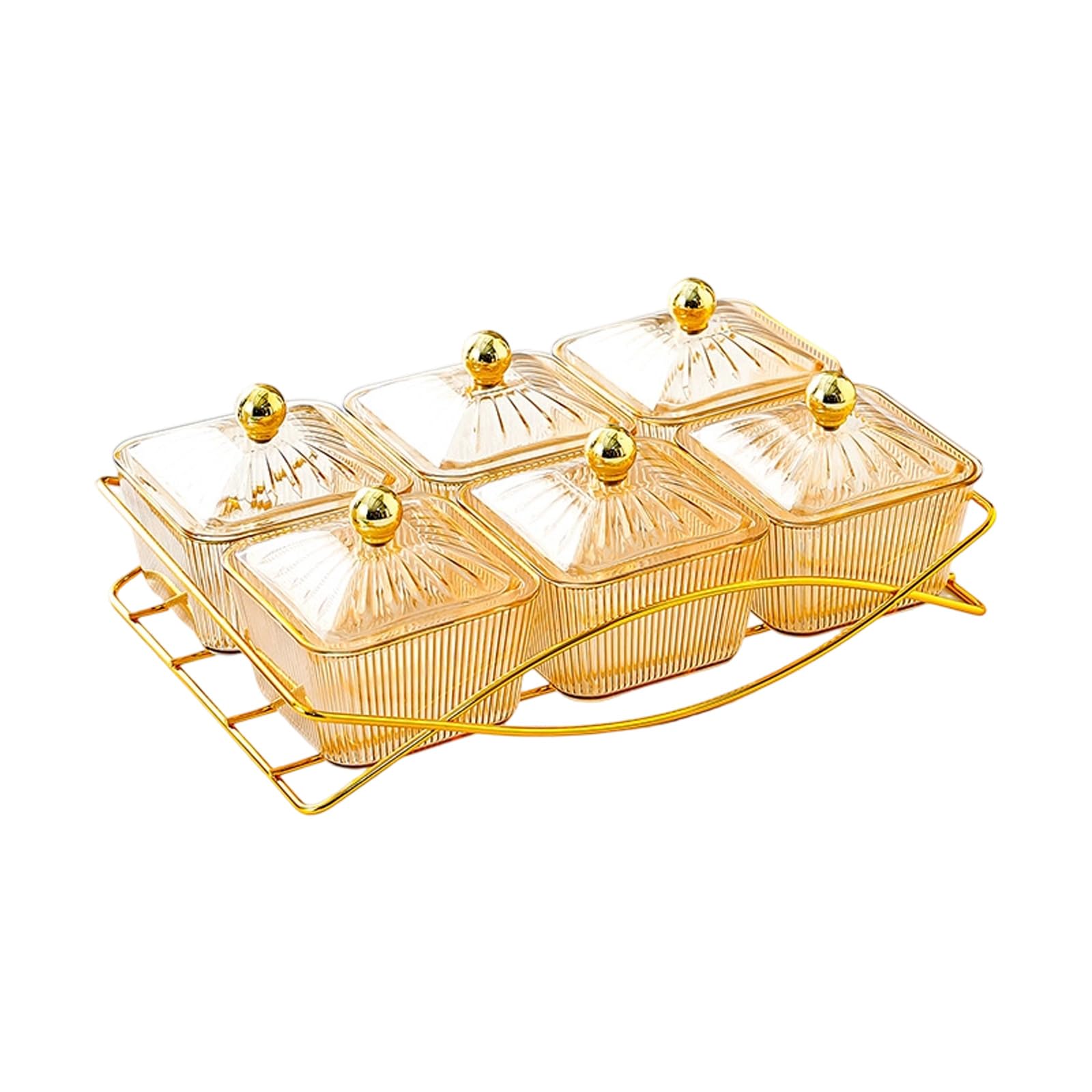 Serving Tray Fruit Divider Plate Decorative Centerpiece Dessert Displaying Plate Texture for Various Room Compartment Candy Serving Tray